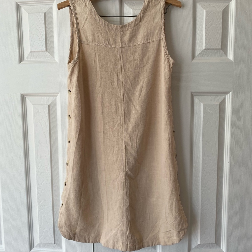Linen maternity shift